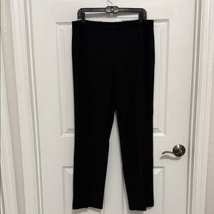 Talbots Women's Black Straight Leg classic side zip Pants